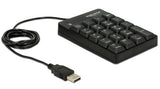 DeLOCK 12481 numerisk tastatur Universel USB Sort