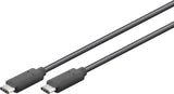 Goobay 67976 USB-kabel USB 2.0 1 m USB C 5 Gbit/sek. Grå