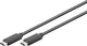 Goobay 67976 USB-kabel USB 2.0 1 m USB C 5 Gbit/sek. Grå