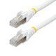 StarTech.com NLWH-5M-CAT6A-PATCH netværkskabel Hvid S/FTP (S-STP)