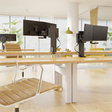 Ergotron TRACE 45-631-224 skærmbeslag og -stativer 68,6 cm (27") Skrivebord Sort