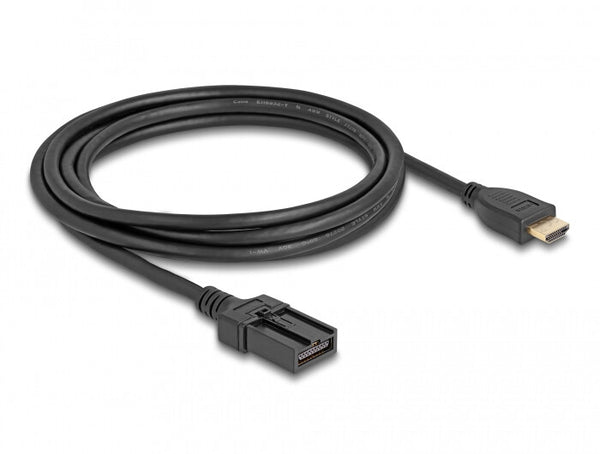 DeLOCK 87906 HDMI-kabel 3 m HDMI Type A (Standard) HDMI Type E Sort