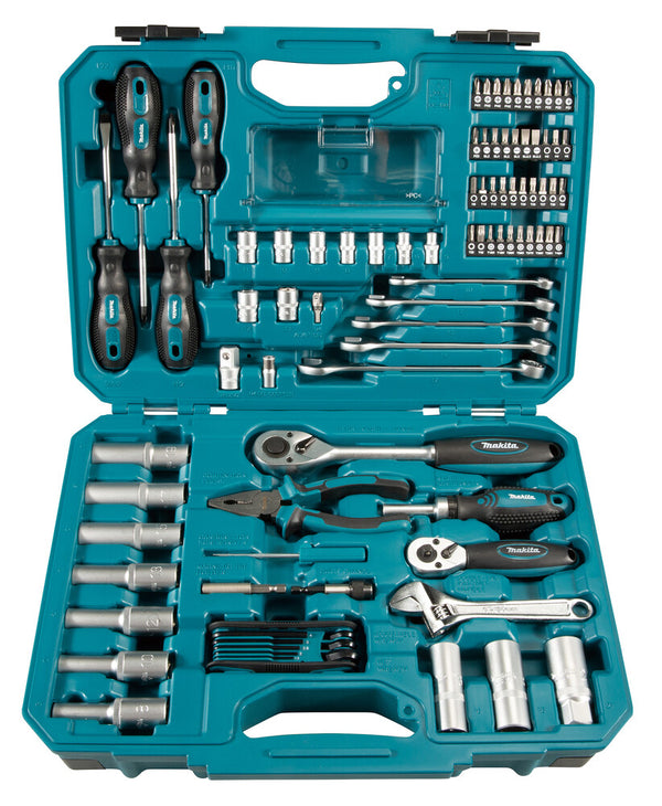 Makita E-08458 mekaniske værktøjssæt 87 værktøjer