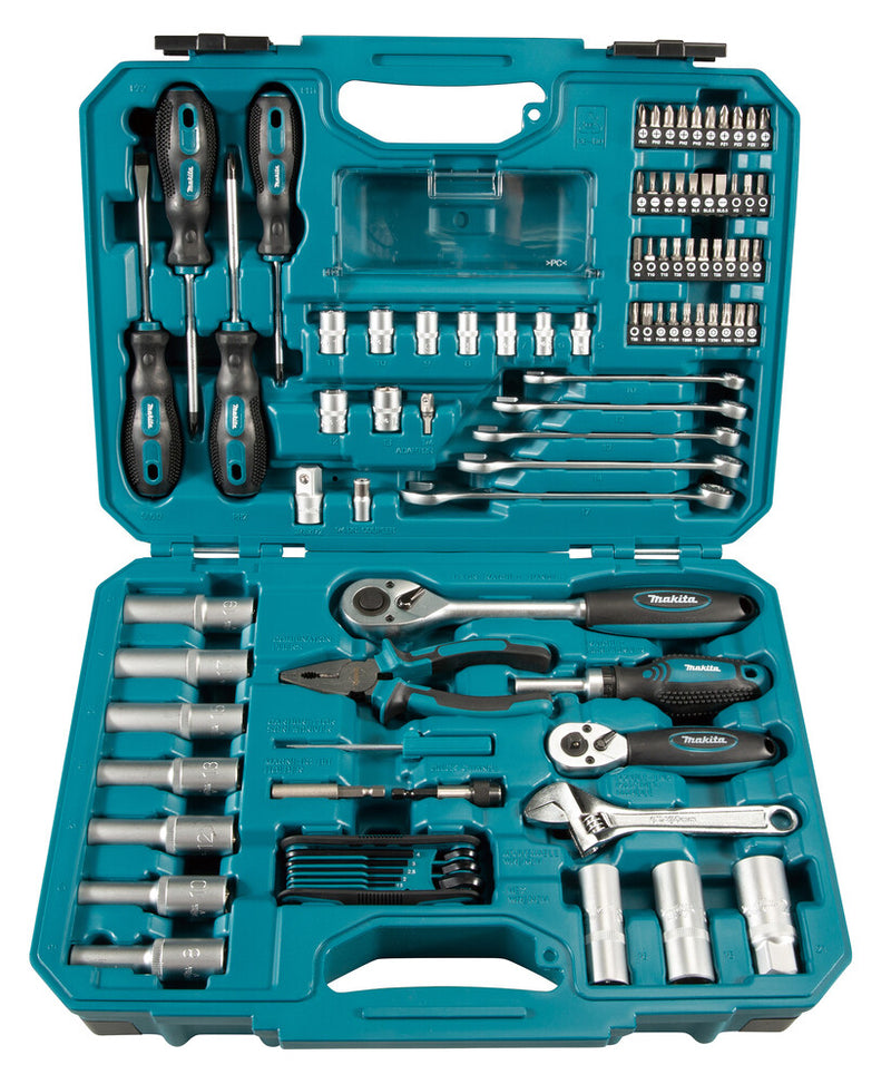 Makita E-08458 mekaniske værktøjssæt 87 værktøjer