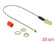 DeLOCK 89831 koaxial kabel 0,2 m RP-SMA Grå