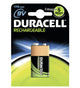 Duracell 056008 husholdningsbatteri Genopladeligt batteri 9V Nikkel-Metalhydrid (NiMH)