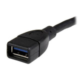 StarTech.com USB3EXT6INBK USB-kabel USB 3.2 Gen 1 (3.1 Gen 1) 0,152 m USB A 5 Gbit/sek. Sort