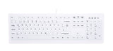 Contour Design Active Key AK-C8100F-U1-W/GE tastatur Medicinsk USB QWERTZ Tysk Hvid