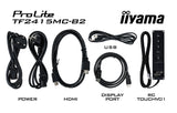 iiyama ProLite TF2415MC-B2 computerskærm 60,5 cm (23.8") 1920 x 1080 pixel Fuld HD LED Berøringsskærm Multibruger Sort