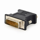 Gembird A-DVI-VGA-BK kabel kønsskifter DVI-A VGA 15-pin Sort, Metallic