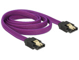 DeLOCK 83692 SATA-kabel 1 m SATA 7-pin Lilla