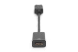 Digitus DB-340415-002-S videokabel adapter 0,2 m DisplayPort HDMI Sort