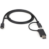 StarTech.com USBCCADP USB-kabel USB 3.2 Gen 2 (3.1 Gen 2) 1 m USB C 10 Gbit/sek. 100 W Sort