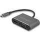 StarTech.com CDP2HDVGA USB grafisk adapter 3840 x 2160 pixel Sort