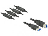 DeLOCK 85382 USB-kabel USB 3.2 Gen 1 (3.1 Gen 1) 20 m USB A USB B 5 Gbit/sek. Sort