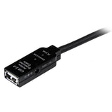StarTech.com 10m, USB2.0 - USB2.0 USB-kabel USB A 0,48 Gbit/sek. Sort