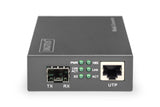 Digitus DN-82211 netværksomformer til medie 10000 Mbit/s Sort