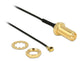 DeLOCK 89471 koaxial kabel 0,1 m RP-SMA MHF/ U.FL-LP-068 Sort