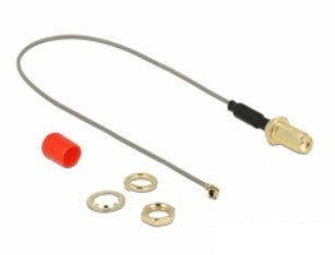 DeLOCK 89833 koaxial kabel 1.13 0,2 m SMA MHF Grå
