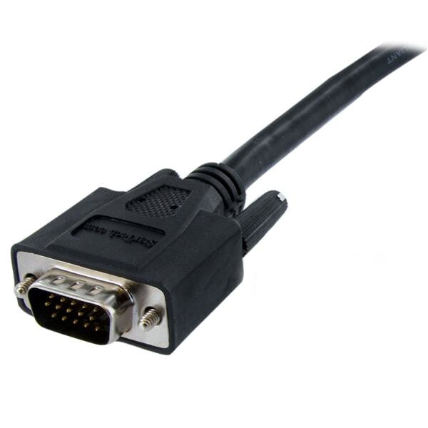 StarTech.com DVIVGAMM1M videokabel adapter 1 m DVI-A VGA (D-Sub) Sort