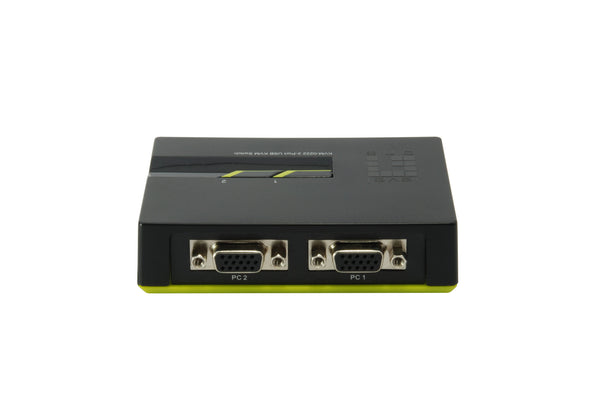 LevelOne KVM-0222 KVM Switch Sort, Grøn