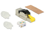 DeLOCK 86285 kabelsamler RJ45 Sort, Sølv, Transparent, Gul