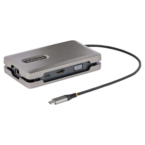 StarTech.com DKM31C3HVCPD dockingstation Ledningsført USB 3.2 Gen 2 (3.1 Gen 2) Type-C Grå
