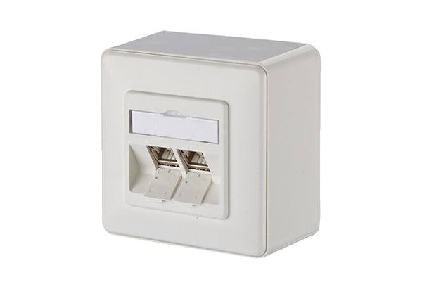 METZ CONNECT 130B12D20002-E stikkontakt RJ-45 Hvid