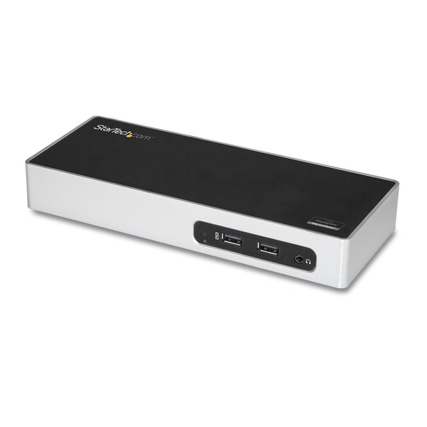 StarTech.com DK30ADD dockingstation Ledningsført USB 3.2 Gen 1 (3.1 Gen 1) Type-B Sort, Sølv