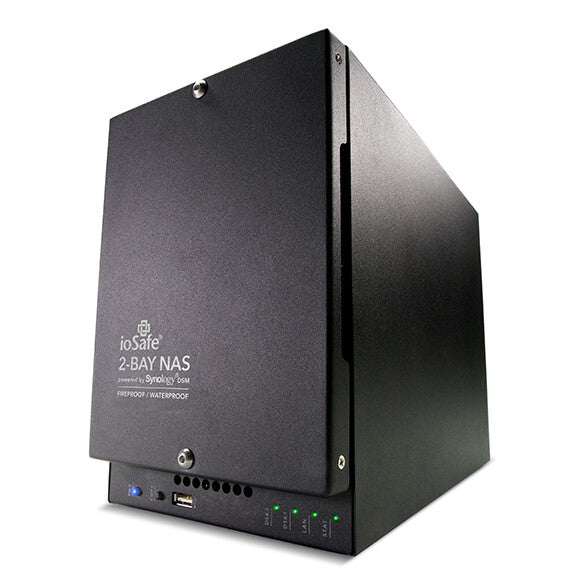 ioSafe 218 NAS Mini Tower Realtek RTD1296 2 GB DDR4 0 TB Sort