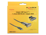 DeLOCK 62904 serielkabel Sort 1,8 m DB-9
