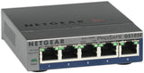 NETGEAR GS105E-200PES netværksswitch Administreret L2/L3 Gigabit Ethernet (10/100/1000) Grå
