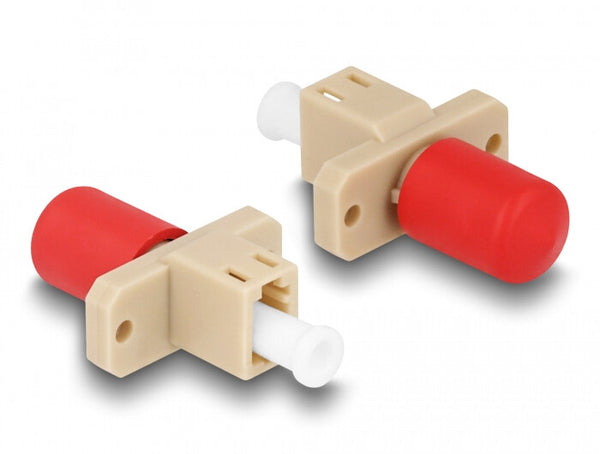 DeLOCK 87939 fiber adapter LC/ST 1 stk Beige