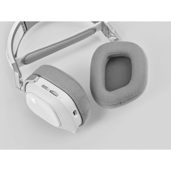 Corsair HS80 RGB Headset Trådløs Spil Hvid
