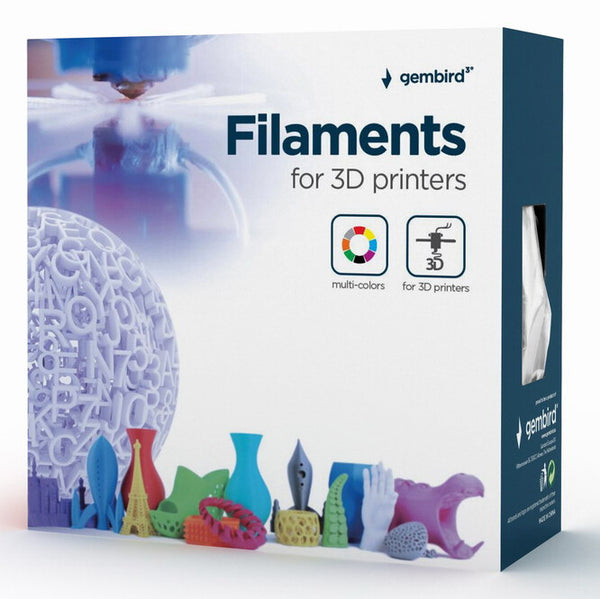 Gembird PLA-PLUS filament, black, 1.75 mm, 1 kg