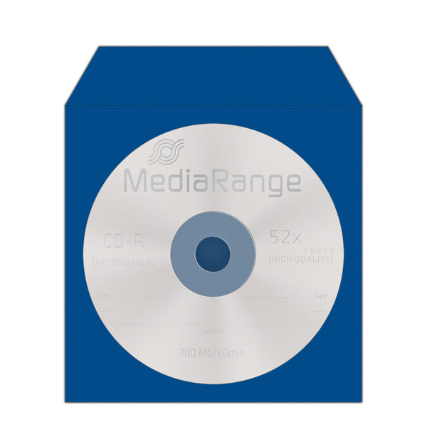 MediaRange BOX67 optisk disk etui 1 diske Blå, Grøn, Rød, Gul