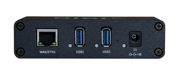 Digi AW02-G300 interface hub USB 3.2 Gen 1 (3.1 Gen 1) Type-A 1000 Mbit/s Sort