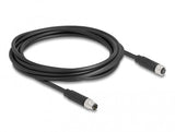 DeLOCK 80140 sensor- & aktuatorkabel 3 m M8 Sort