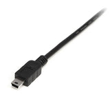 StarTech.com 0.5m USB/Mini USB USB-kabel USB 2.0 0,5 m USB A Mini-USB B 0,48 Gbit/sek. Sort