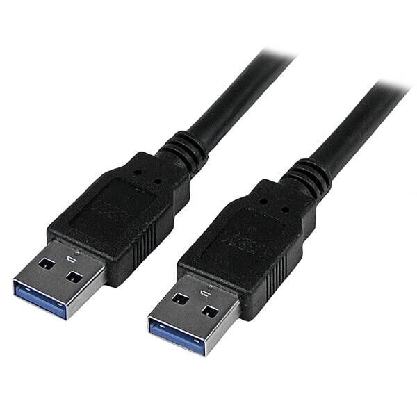 StarTech.com USB3SAA3MBK USB-kabel USB 3.2 Gen 1 (3.1 Gen 1) 3 m USB A 5 Gbit/sek. Sort