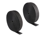 DeLOCK 20856 velcro lynlås Nylon, Polyester Sort