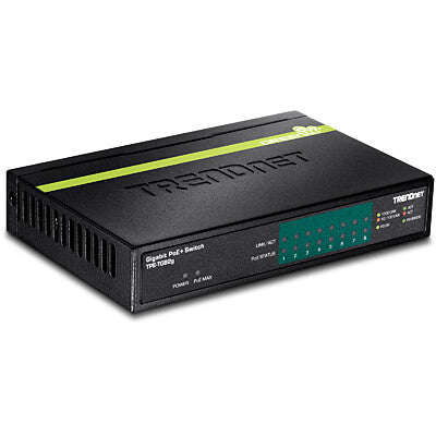 Trendnet TPE-TG82G netværksswitch Ikke administreret Gigabit Ethernet (10/100/1000) Strøm over Ethernet (PoE) Sort
