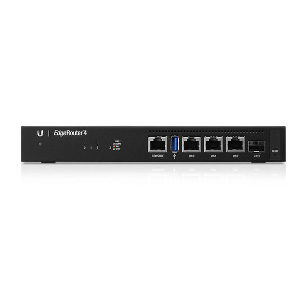 Ubiquiti EdgeRouter 4 kabelforbundet router Gigabit Ethernet Sort