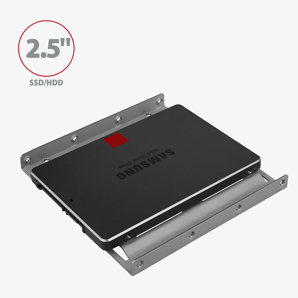 Axagon RHD-125B Halterahmen für 1x 2.5\" im 3.5\" Slot - grau Grå Metal