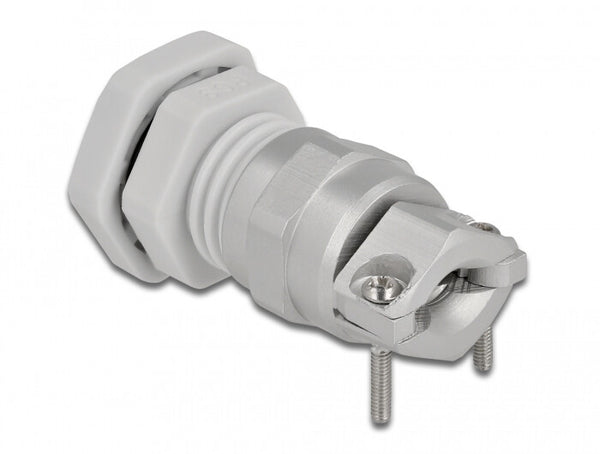 DeLOCK 60352 kabelforskruning Grå Metal, Plast 1 stk