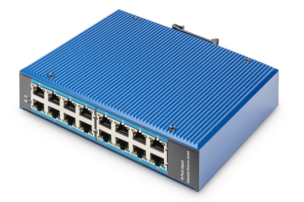 Digitus DN-651129 netværksswitch Ikke administreret Gigabit Ethernet (10/100/1000) Blå