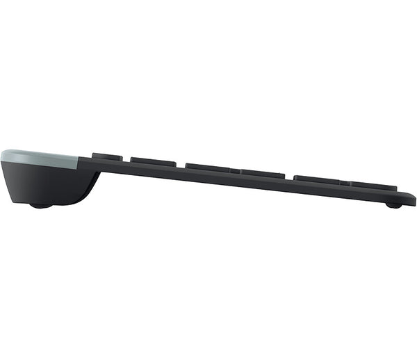 Logitech Slim MK470 tastatur Mus inkluderet Universel RF trådløst QWERTZ Tysk Grafit