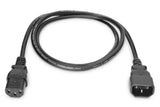 Digitus AK-440201-050-S el-ledning Sort 5 m IEC C14 IEC C13