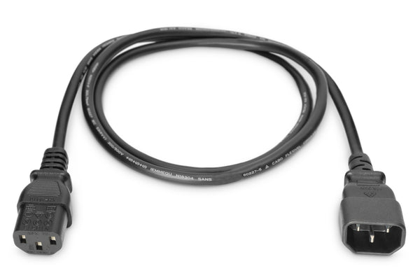 Digitus AK-440201-050-S el-ledning Sort 5 m IEC C14 IEC C13