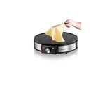 Cloer 6630 pandekage- og crepes-maskine 2 pandekage(r) Sort, Rustfrit stål